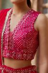 Red Vermillion Sharara Suit