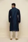 Royal Blue Chanderi Silk Kurta Set