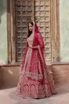 Crimson Red Bridal Lehenga