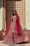 Crimson Red Bridal Lehenga
