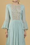 Powder Blue Kurta Palazzo