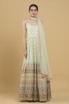 Mint Green Georgette Anarkali