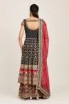 Charcoal Black Anarkali Set