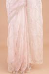 Icy Pink Organza Saree