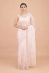 Icy Pink Organza Saree