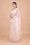 Icy Pink Organza Saree