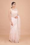 Icy Pink Organza Saree