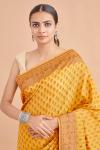 Yellow Jamdani Saree