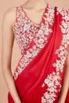 Crimson Organza Saree