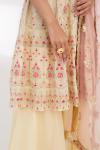 Cream Kurta Sharara Set