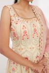 Cream Kurta Sharara Set