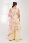 Cream Kurta Sharara Set