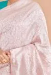Bird Motif Silk Brocade Saree