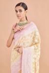 Lemon Yellow Weave Saree