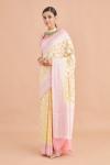 Lemon Yellow Weave Saree