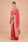 Red Banarasi Georgette Saree