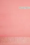 Rose Pink Weave Brocade Saree