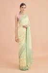 Mint Green Weave Saree