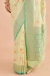 Mint Green Weave Saree