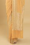 Mango Yellow Banarasi Georgette Saree