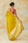 Turmeric Yellow Organza Saree