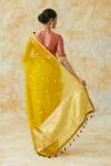 Turmeric Yellow Organza Saree