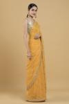 Daisy Yellow Bandhani Georgette Saree