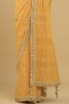 Daisy Yellow Bandhani Georgette Saree