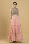 Mandy Pink Chiffon Lehenga