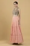 Mandy Pink Chiffon Lehenga