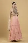 Mandy Pink Chiffon Lehenga