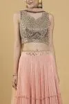 Mandy Pink Chiffon Lehenga
