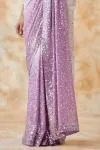 Orchid Purple Georegette Saree