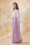 Orchid Purple Georegette Saree