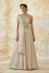 Ivory Net Lehenga