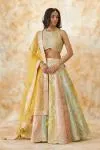 Sublime Yellow Silk Lehenga