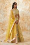 Sublime Yellow Silk Lehenga