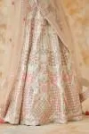 Warm Ivory Silk Lehenga
