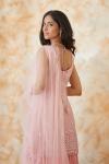 Party Pink Georegette Sharara Suit