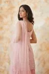Party Pink Georegette Sharara Suit