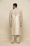Ivory Cotton Sherwani