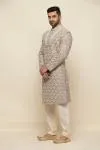 Urban Embroidered Silk Sherwani