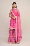 Hot Pink Sharara Suit