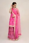 Hot Pink Sharara Suit