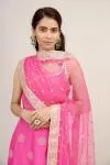 Hot Pink Sharara Suit