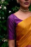 Coral Kanjivaram Silk Saree