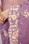 Orchid Light Organza Saree