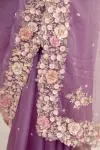 Orchid Light Organza Saree