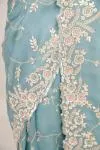 Veronica Blue Organza Saree