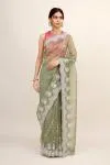 Sage Green Organza Saree